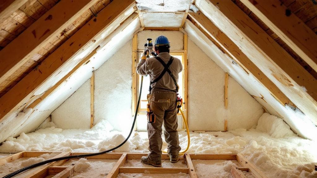 Rim Joist & Band Joist Foam in Columbus, performed by Columbus Spray Foam Pros